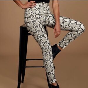 BAGATELLE.NYC Snake Print Pants